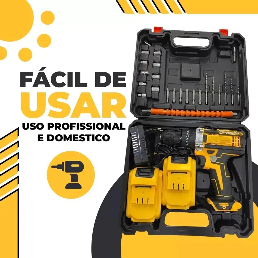 Fácil de usar - uso profissional e doméstico